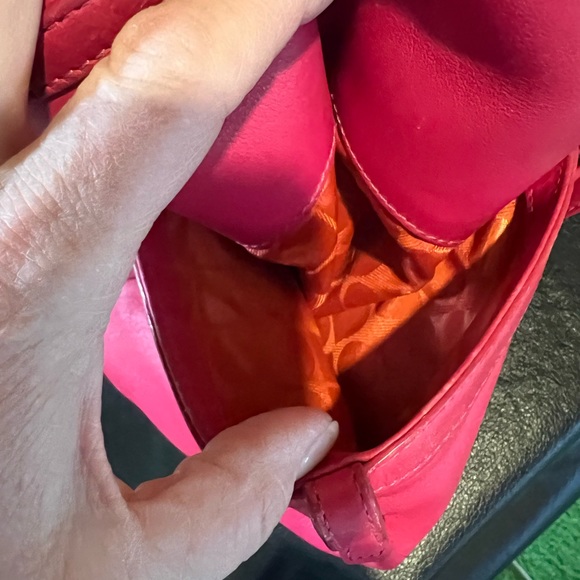 Kate Spade Fuchia / hot pink hand bag leather - Picture 10 of 15